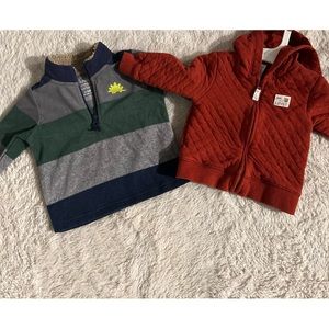 Carter's Bundle: Hoodie Jacket & Fleece Pullover Set